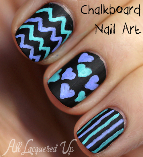 Chalkboard Nail Art DIY Tutorial How-To