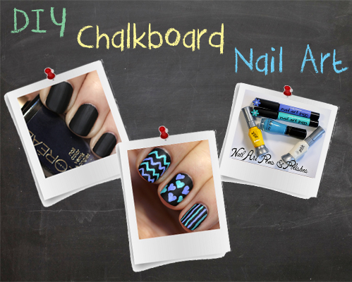 DIY Chalkboard Nail Art Tutorial