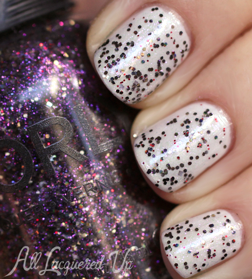 Orly Digital Glitter nail polish swatch