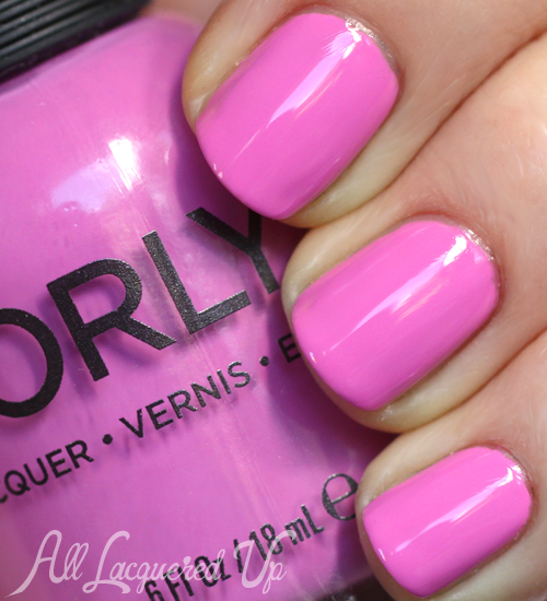 Orly Pink Waterfall nail polish swatch