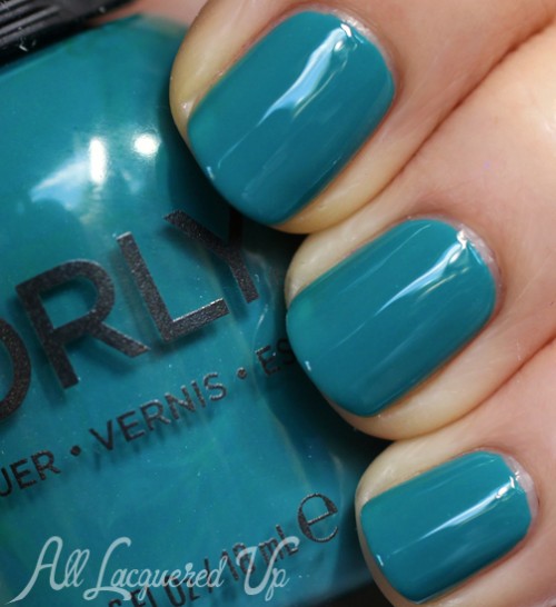 Orly Teal Unreal nail polish swatch