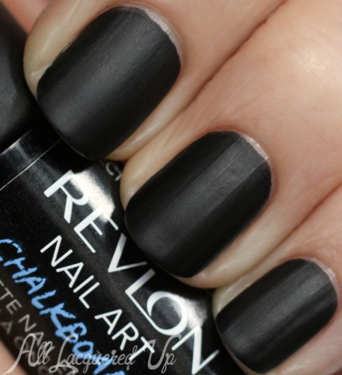 Revlon Chalkboard Nail Art black matte nail polish