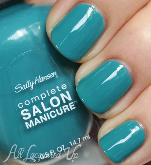 Sally Hansen New Wave Blue nail polish