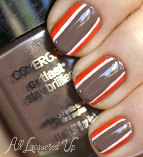 COVERGIRL NFL Cleveland Browns Fanicure Nail Art