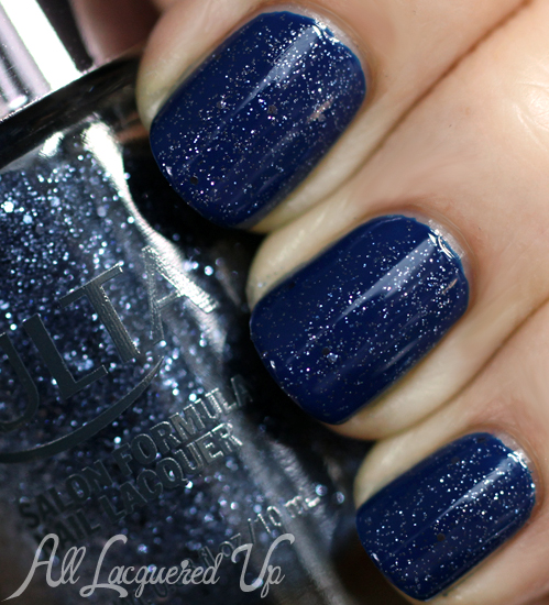 ULTA Indigo-go Girl Glitter over Bobbi Brown Navy 