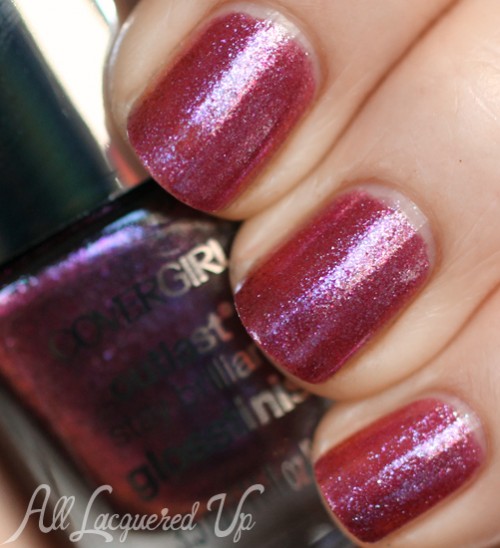 COVERGIRL Pyro Pink nail polish from the Capitol Collection for Catching Fire