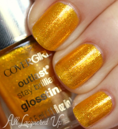 COVERGIRL Sulfur Blaze nail polish from the Capitol Collection for Catching Fire