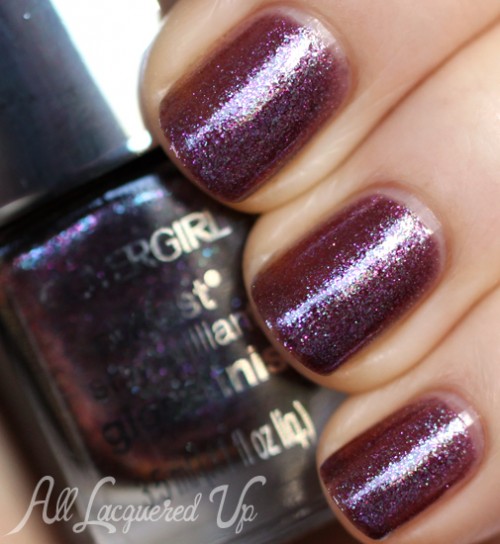 COVERGIRL Violet Flicker nail polish from the Capitol Collection for Catching Fire