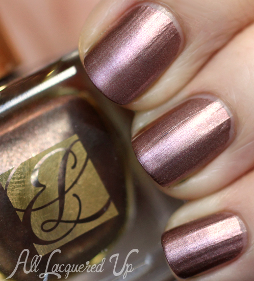 Estee Lauder Chocolate Foil metallic nail polish