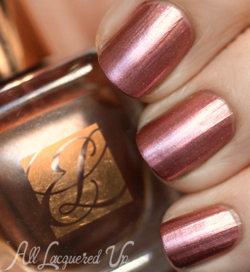 Estee Lauder Rose Gold metallic nail polish