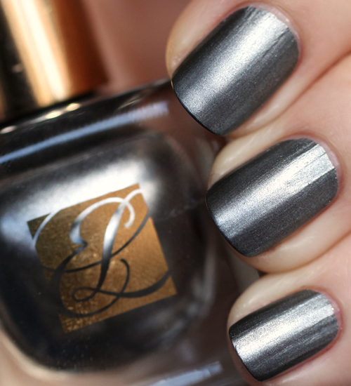 Estee Lauder Smoked Chrome metallic nail polish