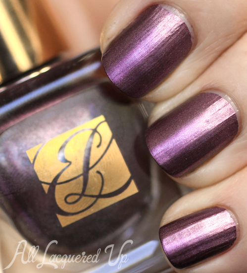 Estee Lauder Steel Orchid metallic nail polish