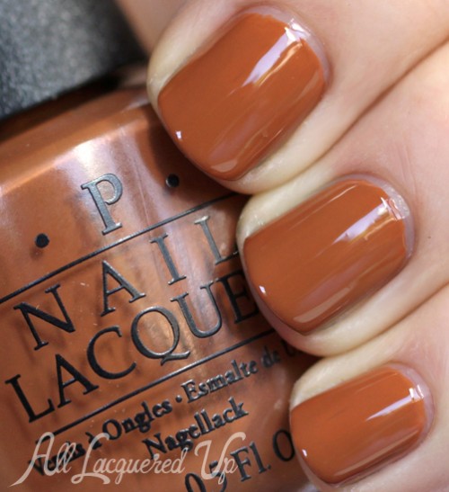 OPI A-Piers To Be Tan nail polish swatch