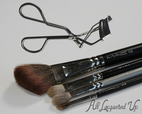 MAC Makeup Brushes and Eyelash Curler