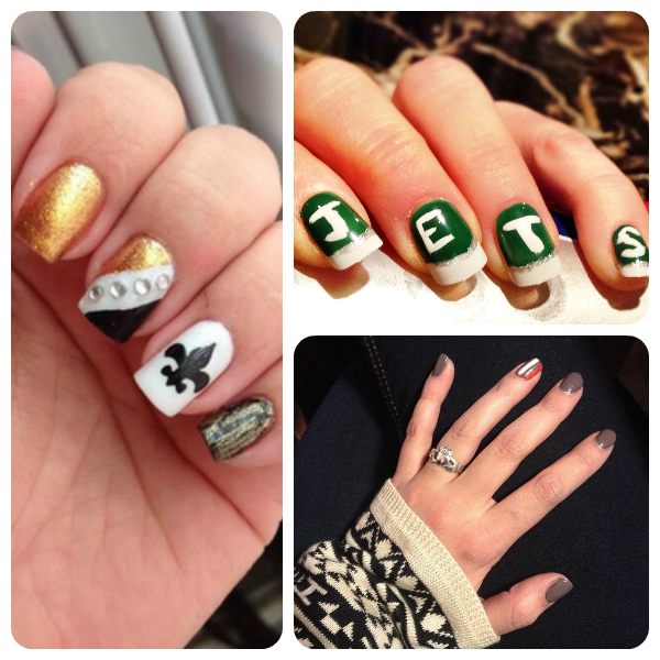 COVERGIRL Nailgating Fanicures Jets Saints Browns NFL