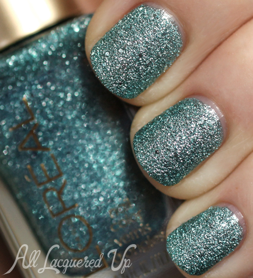 L'Oreal Pop The Bubbles textured nail polish-swatch