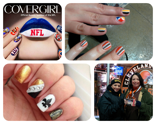 #Nailgating with COVERGIRL at the Cleveland Browns game