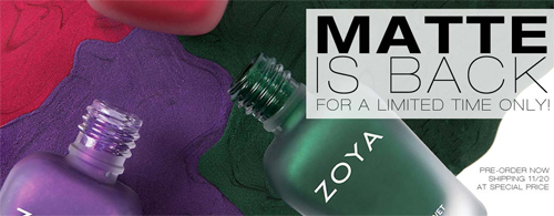 Zoya Matte MatteVelvet Nail Polish