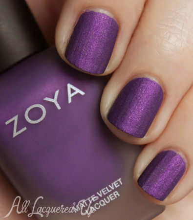 Zoya MatteVelvet Savita nail polish