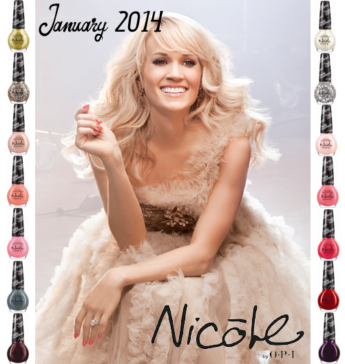 Carrie Underwood nail polish collection for Nicole by OPI