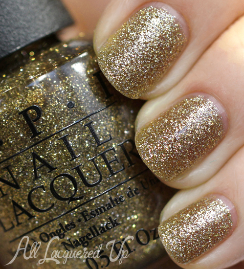 OPI All Sparkly Gold from Mariah Carey Holiday 2013