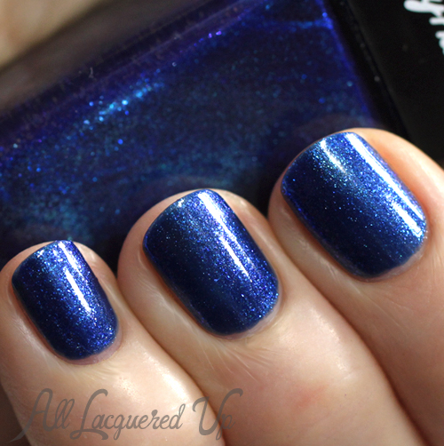 Sally Hansen Wavy Blue Triple Shine nail polish