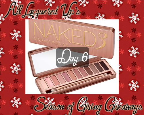 Urban Decay Naked 3 Giveaway Naked3