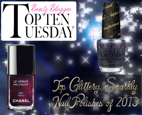 Top Glittery, Sparkly Nail Polishes of 2013