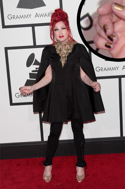 Cyndi-Lauper-Grammys-manicure-nails