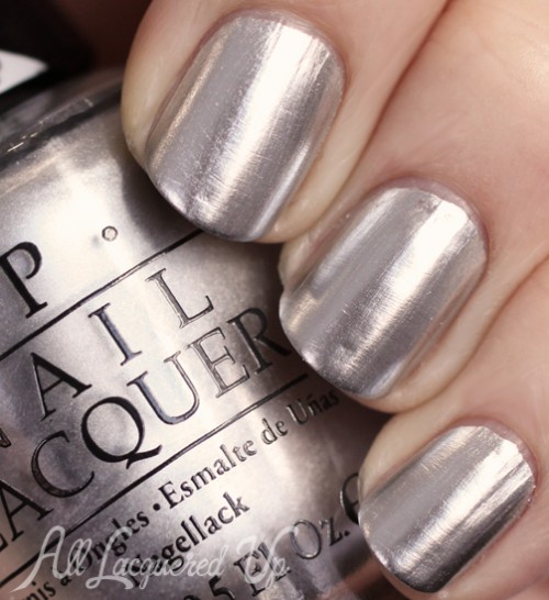 OPI Push and Shove metallic chrome from Gwen Stefani