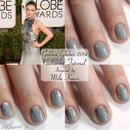 Golden Globes Nail Art Tutorial