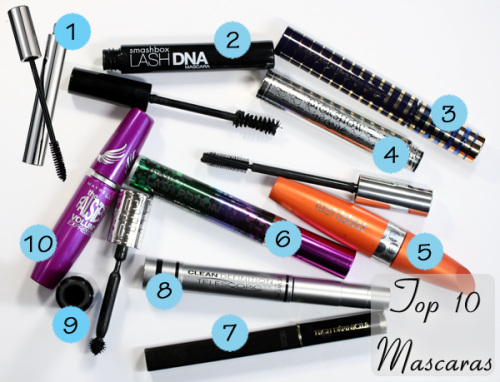 Top 10 Mascaras for short, straight lashes