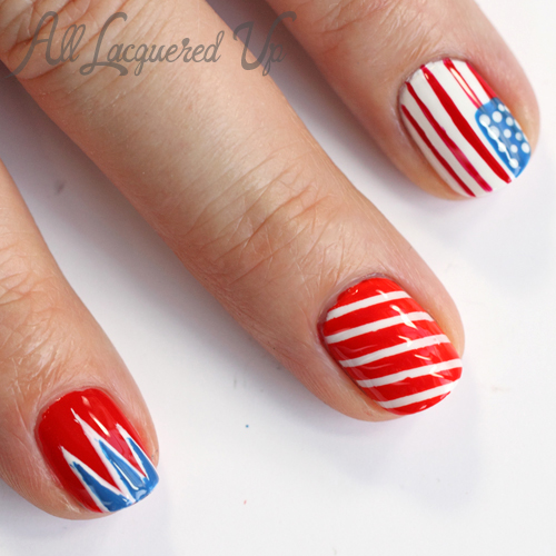 Olympic Nail Art