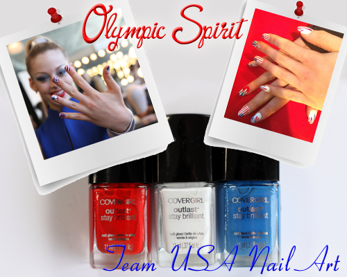 Team USA Nail Art for the Sochi Olympics