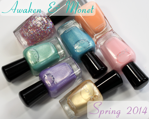 Zoya Awaken and Monet for Spring 2014