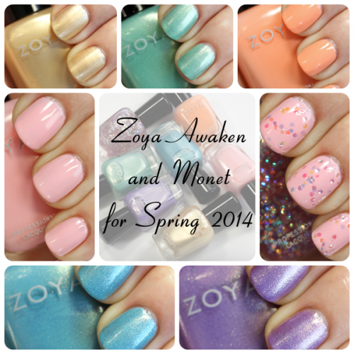 Zoya Spring 2014 - Awaken and Monet