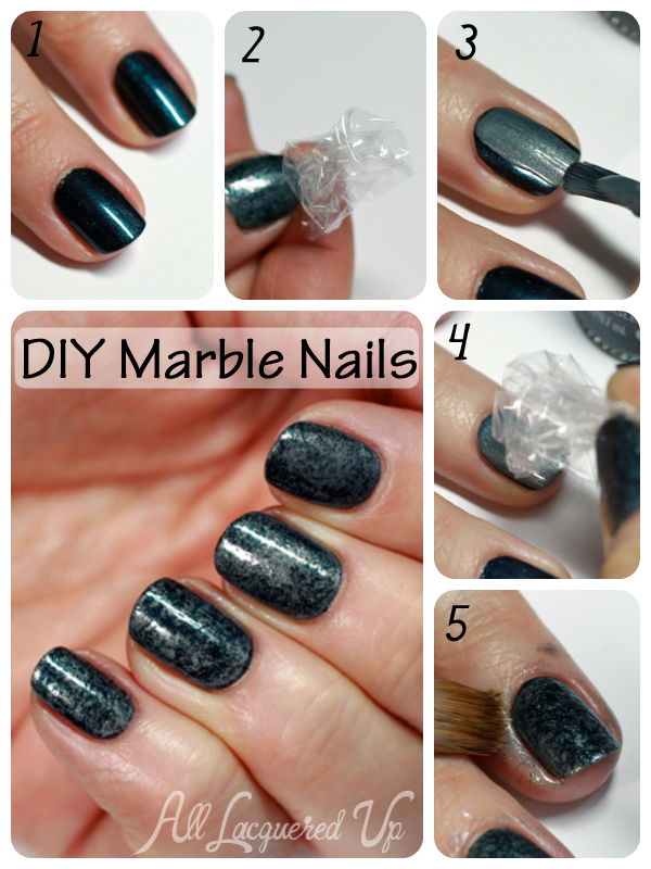 DIY Marble Nail Art Tutorial