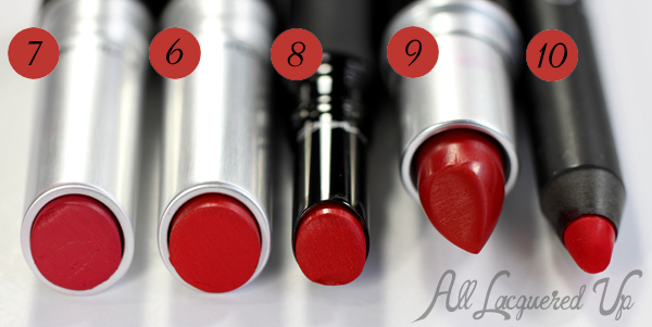 Favorite Matte Red Lipsticks