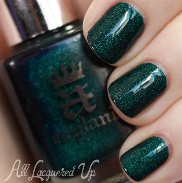 A-England St George green nail polish swatch