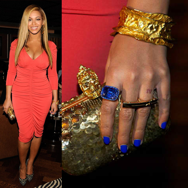 Beyonce wearing Nails Inc Baker Street