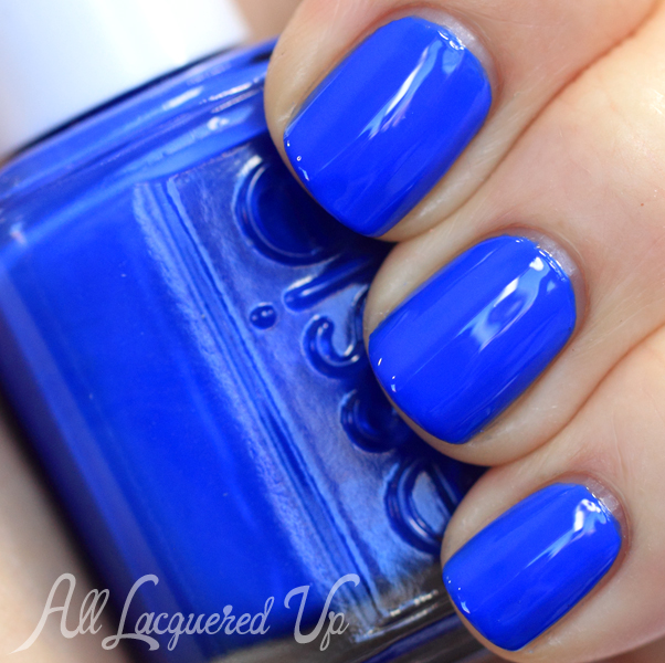 Essie Butler Please swatch - Cobalt blue