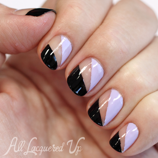 Essie Negative Space Nail Art