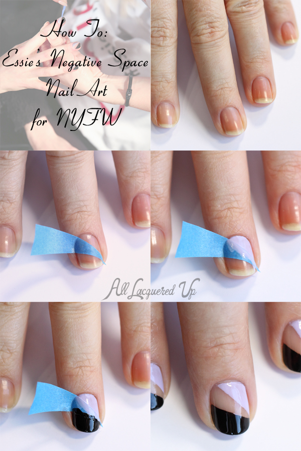 How To: Essie Negative Space Nail Art Tutorial