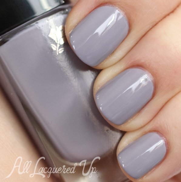 Lancome Gris Angora 407N nail polish swatch