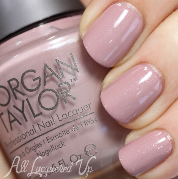 Morgan Taylor Perfect Match nude nail polish swatch