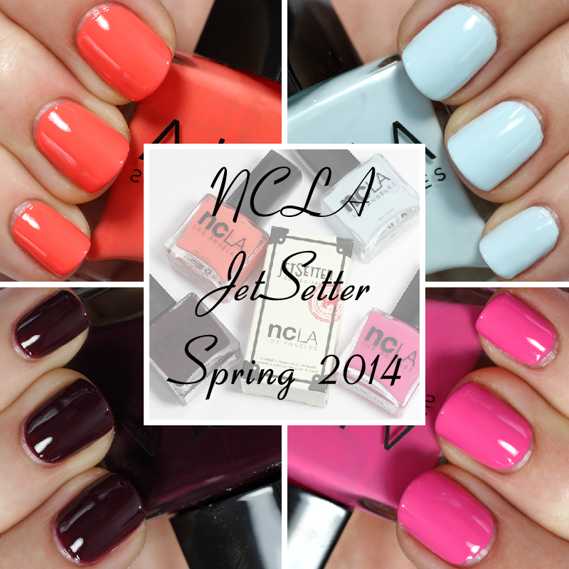 NCLA JetSetter Spring 2014 nail polish collection