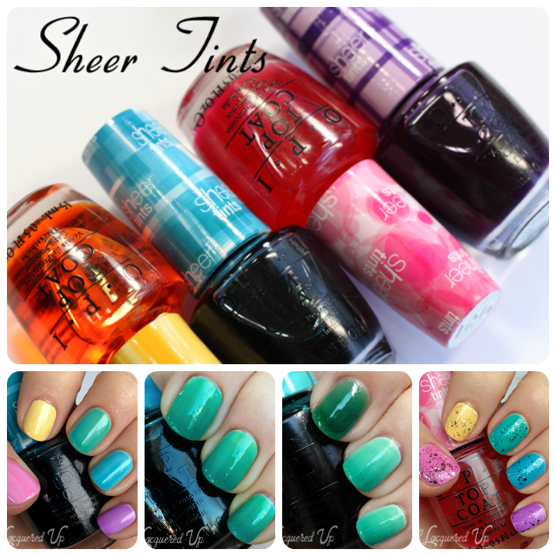 OPI Sheer Tints Top Coats