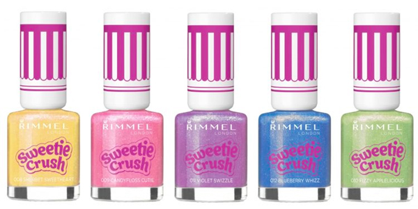 Rimmel London Sweetie Crush texture nail polish