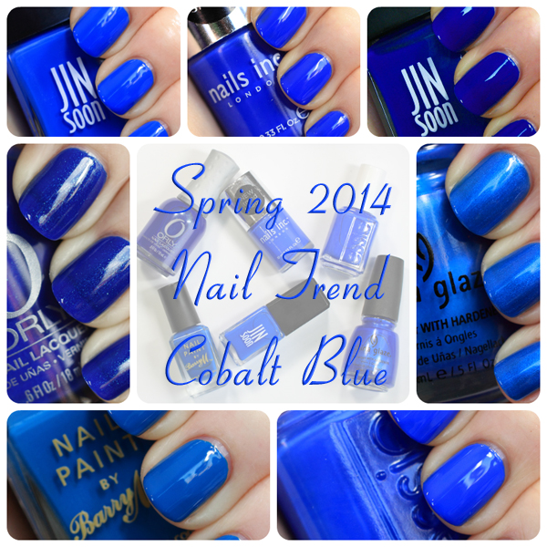 Spring 2014 Nail Trend - Cobalt Blue Polish