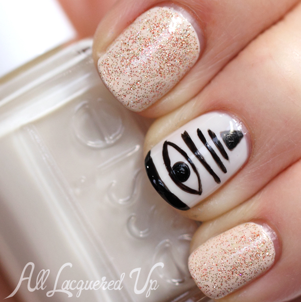 Veronica Mars nail art #Marshmallows